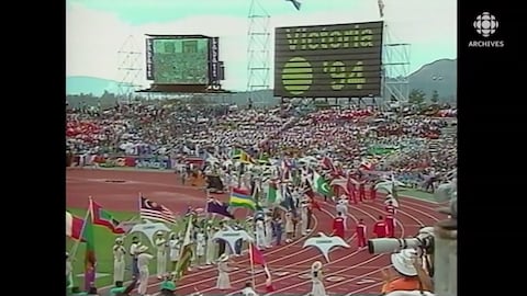 Cérémonie de clôture des Jeux du Commonwealth 1994. 