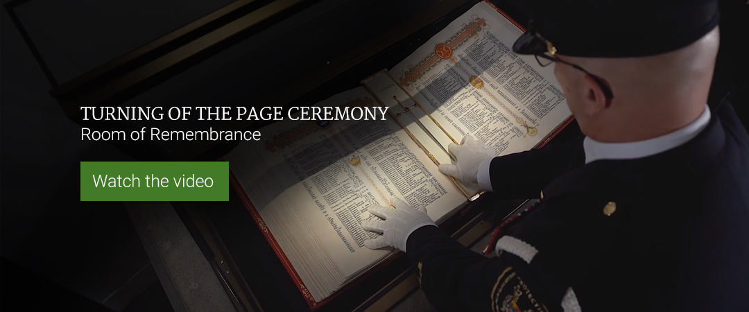 Turning of the Page Ceremony - Room of Remembrance