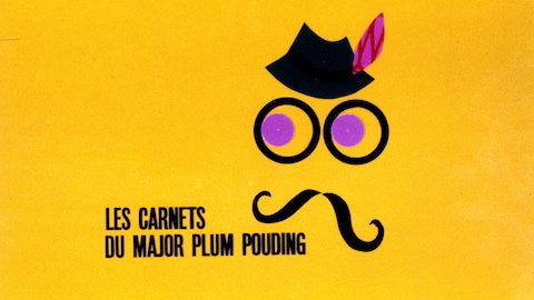 Titre d'ouverture de l'émission avec une image personnifiant le major Plum Pouding.