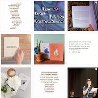 Extraits de poèmes publiés sur Instagram