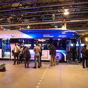 Le nouvel autobus 100% électrique de la STM, le New Flyer.