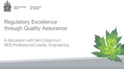 Regulatory Excellence through Quality Assurance
