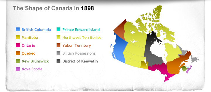 The Shape of Canada in 1898