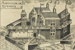 First settlement at Quebec City in 1608