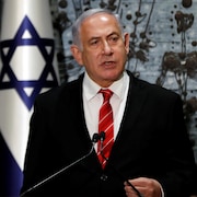  Le premier ministre israélien, Benyamin Nétanyahou.