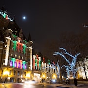 Les décoration de Noël à Québec.
