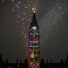 La Tour de la Paix du Parlement du Canada illuminée