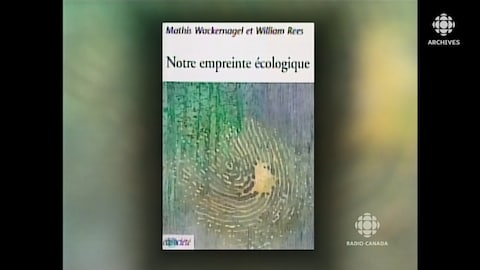 Couverture du livre « Notre empreinte écologique » des chercheurs Mathis Wackernagel et William Rees.
