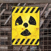 Le symbole représentant l'énergie nucléaire.