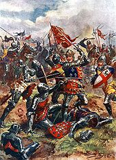 King Henry V at the Battle of Agincourt, 1415.