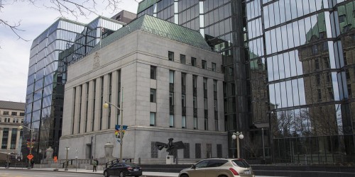 The Bank of Canada complex is known for its unique architectural elements, representing a balance between modern and classical architecture.