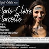 L'affiche de l'événement du Festival Theatre On Call mettant en vedette la fransaskoise Marie-Claire Marcotte.