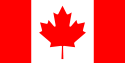 Vertikal triband (red, white, red) with a red maple leaf in the centre