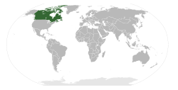 Location of Kanadaa
