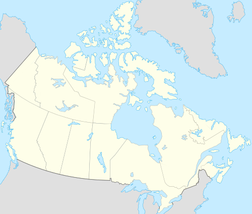 Mapa lokalizacyjna Kanady