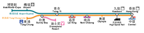 Hong Kong Railway for Lantau Island Map.svg