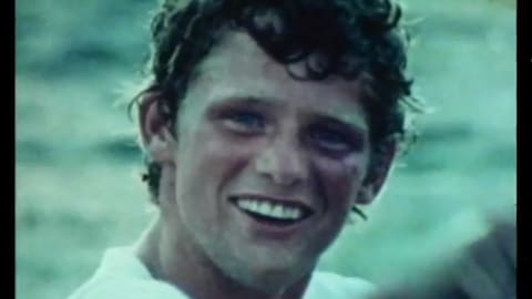 Visage de Terry Fox souriant