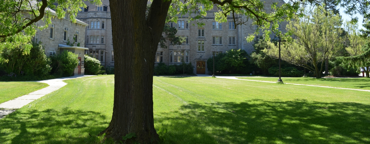 a photo of Johnston Hall from the side