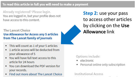 The Lancet clinic payment option