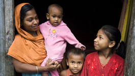 Family in Bangladesh - Copyright: Science Photo Library