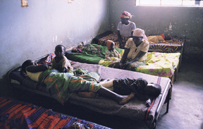 HIV-positive patients at a tuberculosis clinic