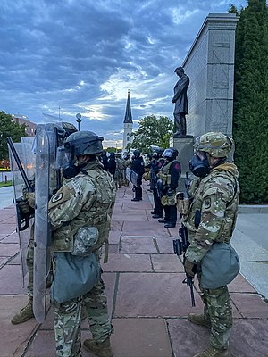 Nebraska National Guard Soldiers during the George Floyd protests, May 31, 2020.jpg