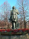Christopher Columbus statue in Arrigo Park (cropped).jpg