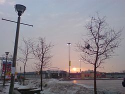 Sunrise at the Jane Finch Mall