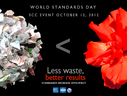 World standards day 2012 less waste, better results - standards increase efficiency
