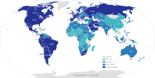 COVID-19 Outbreak World Map Total Deaths per Capita.svg