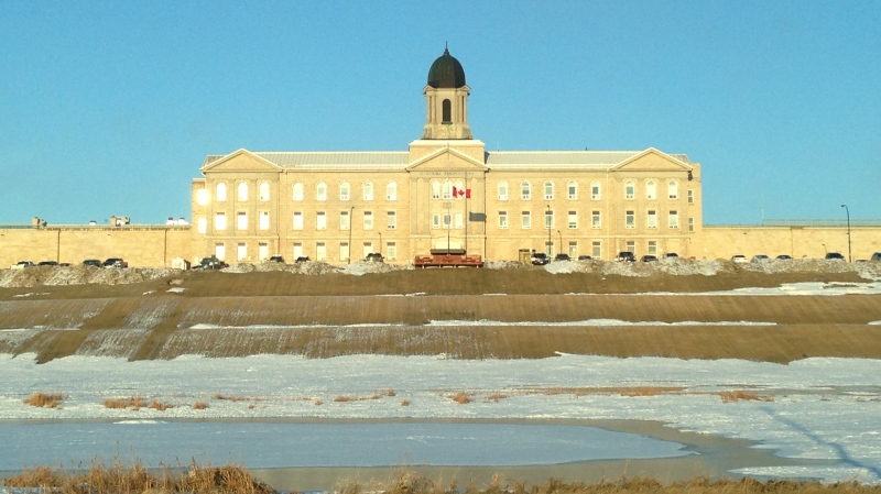 Stony Mountain Institution in Stony Mountain, Man. is pictured in this file photo. (CTV News Winnipeg)