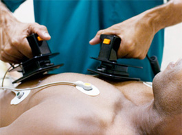 Emergency defibrillation - Copyright: Science Photo Library
