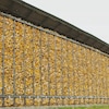 Le crib de la Ferme Michaudville mesure 450 mètres et peut contenir 1200 tonnes de maïs.