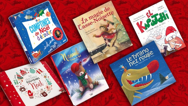 On voit 6 livres de Noel pour les enfants
