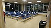 An empty waiting room in Connolly Hospital