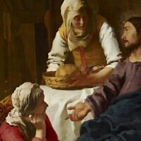 'Christ in the House of Martha and Mary,' 1655 by Johannes Vermeer (public domain)