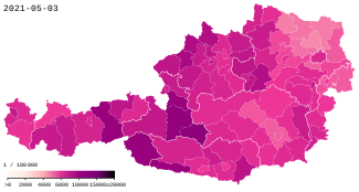 Austria COVID-19 cases per capita.svg