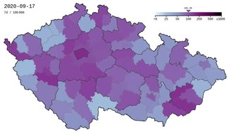 File:COVID-19 Czech Republic 7-day prevalence per capita (timeline).webm