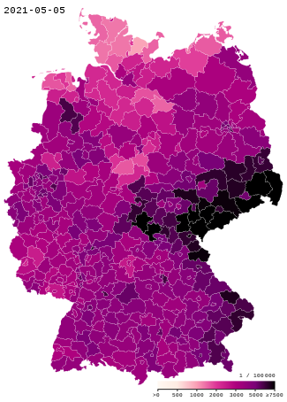 COVID-19 Germany - Cases per capita.svg