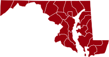 COVID-19 Prevalence in Maryland by county.svg