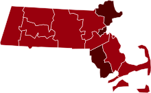 COVID-19 Prevalence in Massachusetts by county.svg