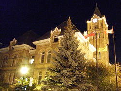 St. Thomas City Hall, designated a National Historic Site