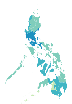 COVID-19 vaccination in the Philippines (second dose).svg