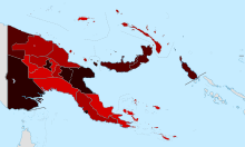 Papua New Guinea COVID-19 cases by provinces.svg