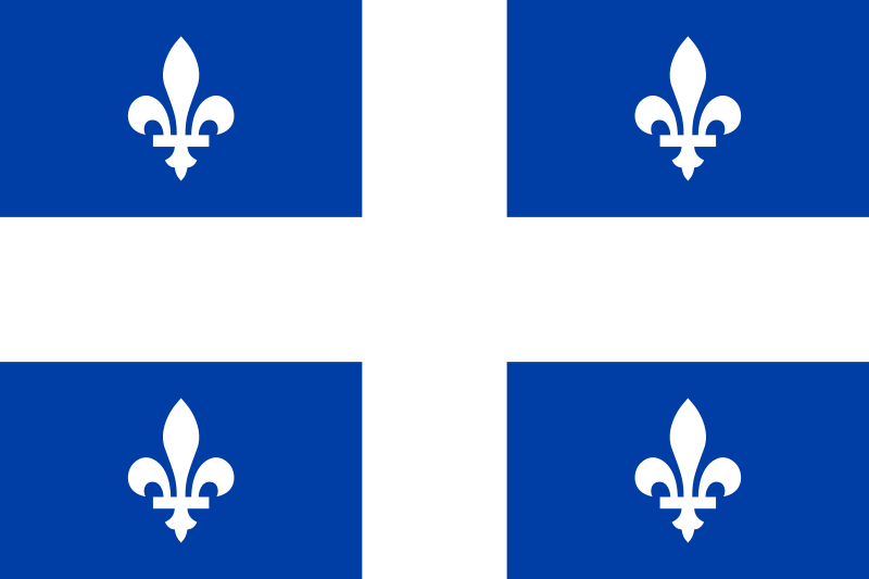 Fichier:Flag of Quebec.svg