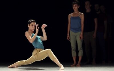 From Deca Dance, outdoor performances by Batsheva Dance Company's youth ensemble at Tel Aviv's Ganei Yehoshua park at the end of May 2021 (Courtesy Askaf)
