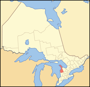 Location of Bruce County In Ontario