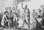 Conference Between the French and Indian Leaders Around a Ceremonial Fire by Vernier.jpg