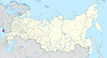 Map showing Crimea in Russia