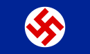 Flag of the Parti National Social Chrétien.svg